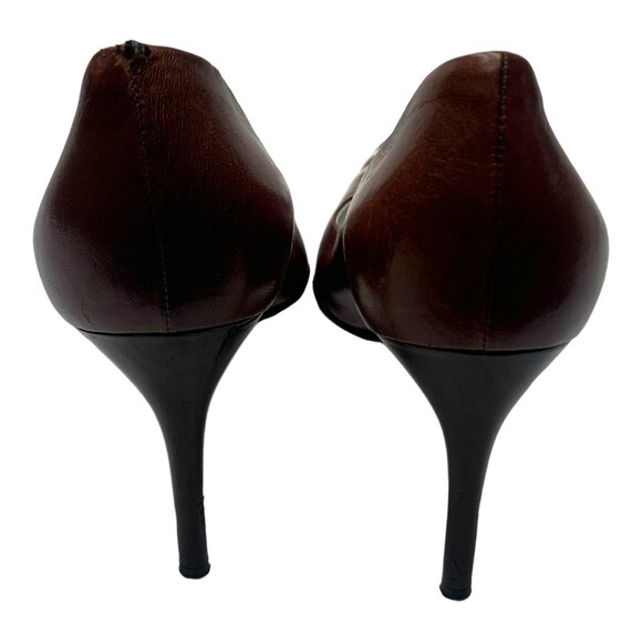 RALPH LAUREN Napa Leather Classic Runway 01 Collection Pumps - Picture 9 of 12